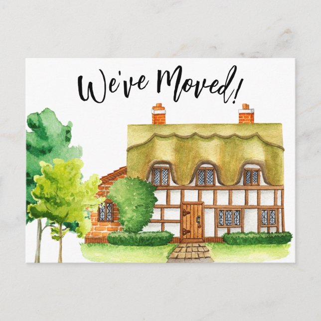 Cartão Postal Cartão-postal de lançamento de algodão em inglês (Frente)