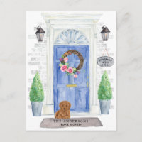 Cartão-postal de lançamento de movimentação de poo