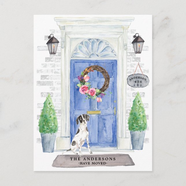 Cartão Postal Cartão-postal de lançamento de ponteiro em inglês (Frente)