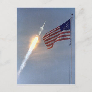 Cartão Postal Cartão-postal de lançamento do Apollo 11