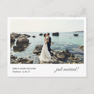 Cartão Postal Cartão-postal de lançamento do Recem casados Elope