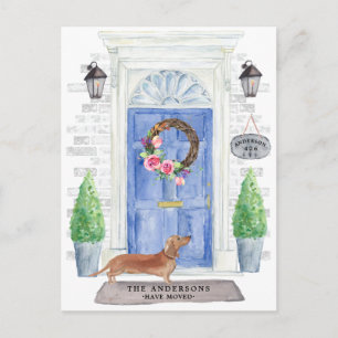 Cartão Postal Cartão-postal de lançamento móvel de Tan Dachsh