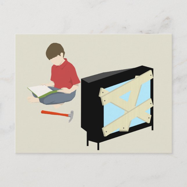 Cartão Postal Cartão-postal de leitura (Frente)