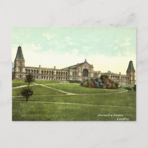 Cartão Postal Cartão-postal de Londres antigo - Palácio de Alexa