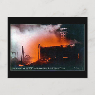 Cartão Postal Cartão-postal de Londres - Crystal Palace Fire, 19