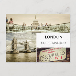 Cartão Postal Cartão-postal de Londres Moderno