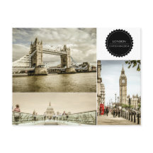 Cartão-postal de Londres Moderno