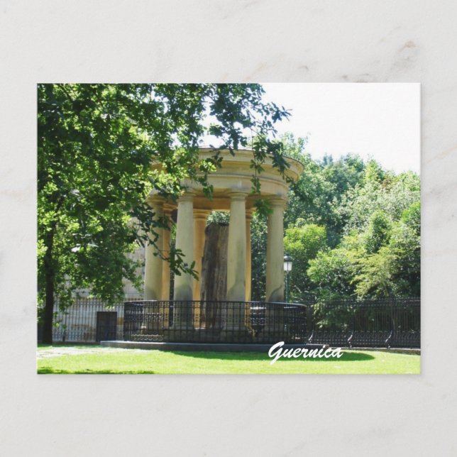 Cartão Postal Cartão-postal de longa-árvore Guernica (Frente)