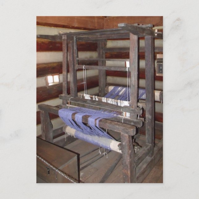 Cartão Postal Cartão-postal de Loom Antiquado (Frente)