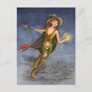 Cartão Postal Cartão-postal de Magia de Fogo