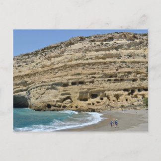 Cartão Postal Cartão-postal de Matala Crete