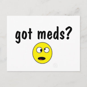 Cartão Postal Cartão-postal de medicação