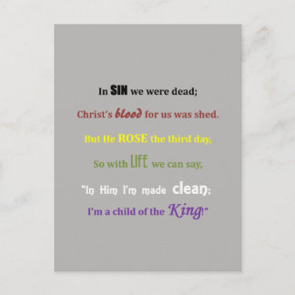 Cartão Postal Cartão-postal de mensagem do Evpel