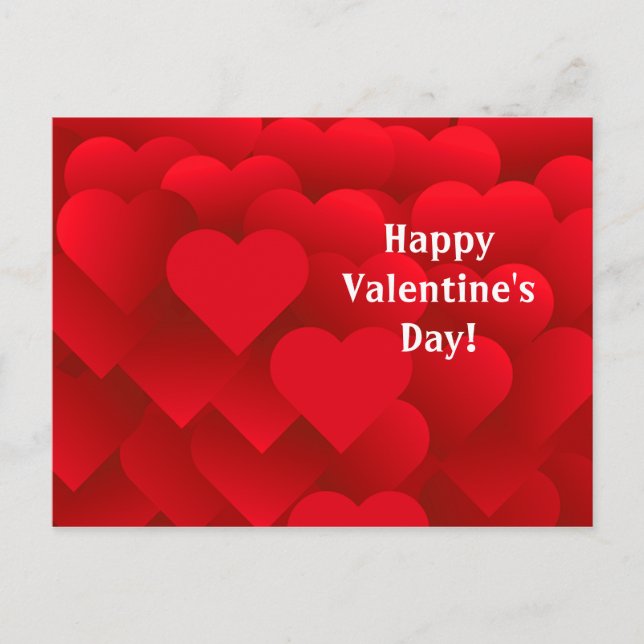 Cartão Postal Cartão-postal de muitos Dias de os namorados cardí (Frente)