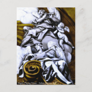 Cartão Postal Cartão-postal de música em reprodução