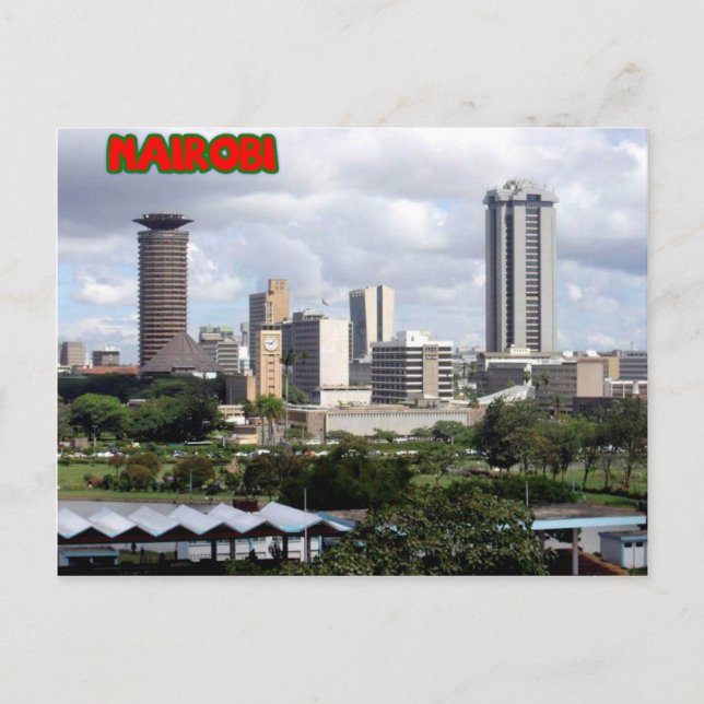 Cartão Postal Cartão-postal de Nairobi (Frente)