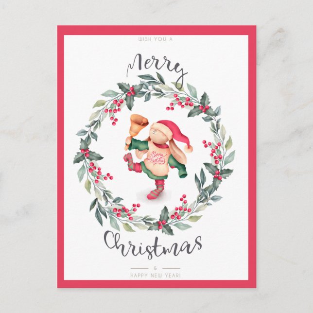 Cartão Postal Cartão-postal de Natal bonito (Frente)