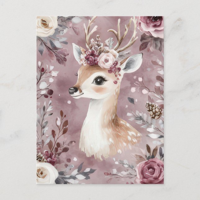 Cartão Postal Cartão-postal de Natal bonito e engraçado (Frente)