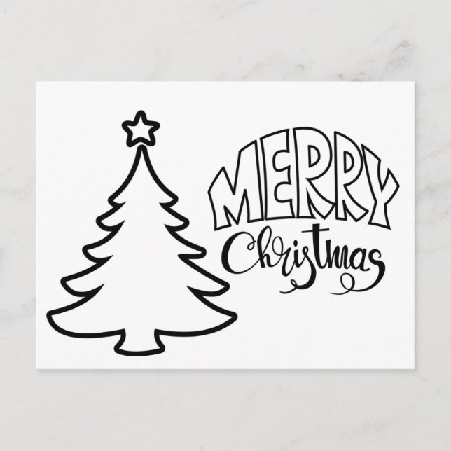 Cartão Postal Cartão-postal de Natal - cor e envio (Frente)