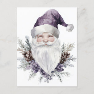 Cartão Postal Cartão-postal de Natal festivo e elegante