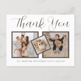 Cartão Postal Cartão-postal de Natal Muito Obrigado