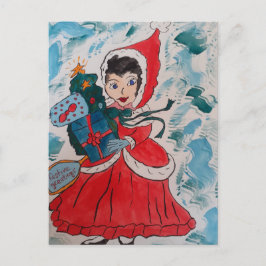 Cartão Postal Cartão-postal de Natal para papais noeis