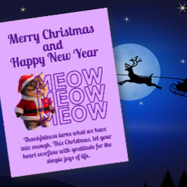 Cartão Postal Cartão-postal de Natal para Papais noeis bonitos