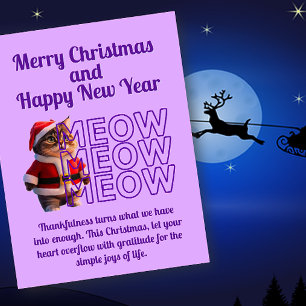 Cartão Postal Cartão-postal de Natal para Papais noeis bonitos