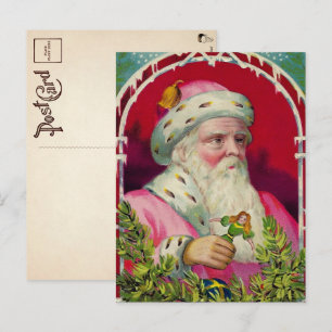 Cartão Postal Cartão-postal de Natal para Papais noeis de apar