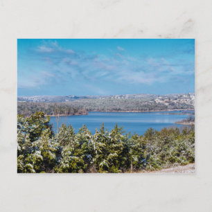 Cartão Postal Cartão-Postal De Neve Em Mesa Rock Lake