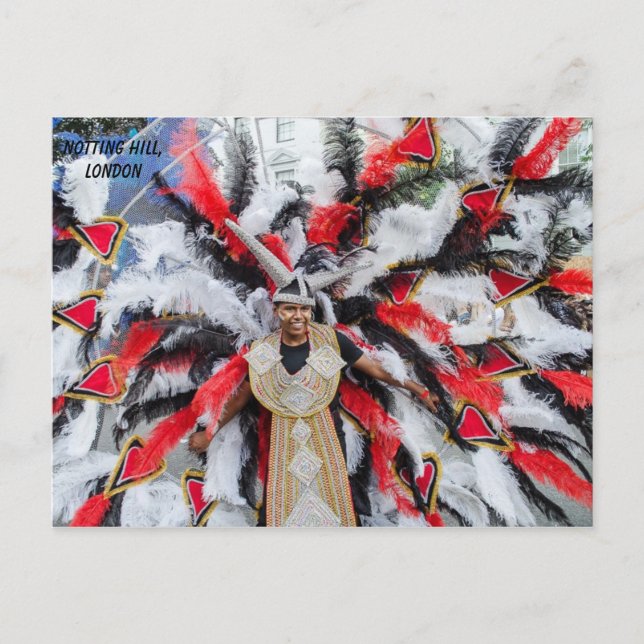 Cartão Postal Cartão-postal de Notting Hill (Frente)