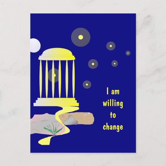 Cartão Postal Cartão-postal de Nova Jornada Feliz (Frente)