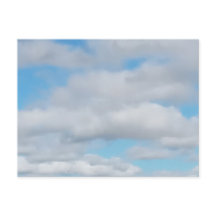 Cartão-postal de nuvens de Creme Embriadas