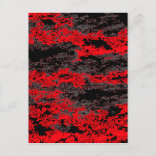 Cartão Postal Cartão-postal de Nuvens Vermelhas