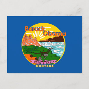 Cartão Postal Cartão-postal de Obama Montana