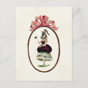 Cartão Postal Cartão-postal de olho feminino