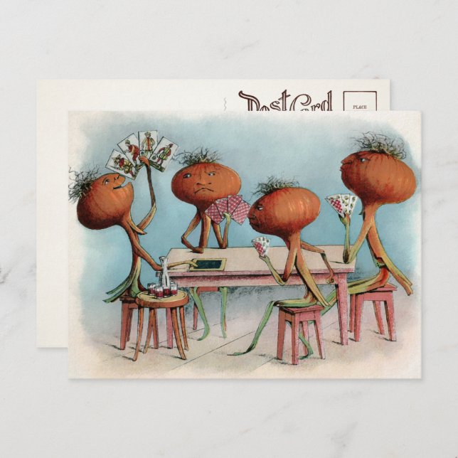 Cartão Postal Cartão-postal de Onions Vitorianos  (Frente/Verso)