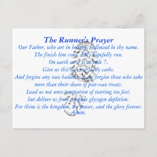 Cartão Postal Cartão-postal de oração do corredor