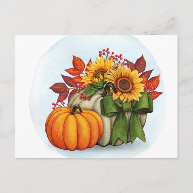 Cartão Postal Cartão-postal de outono (Frente)