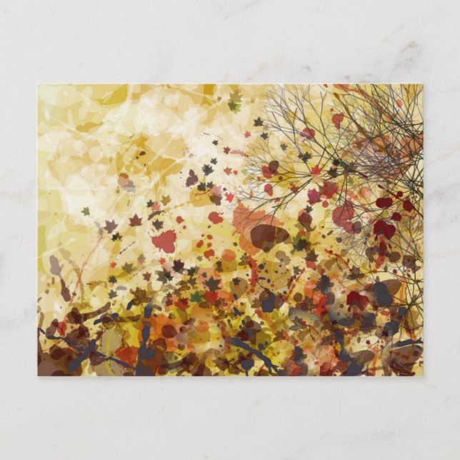 Cartão Postal Cartão-postal de outono (Frente)