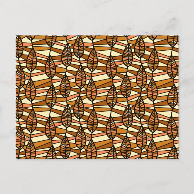 Cartão Postal Cartão-postal de outono Retroativo (Frente)