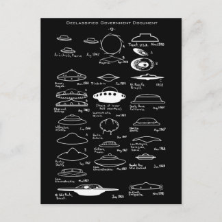Cartão Postal Cartão-postal de OVNI