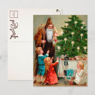 Cartão Postal Cartão-postal de Papais noeis furtados Victorian B