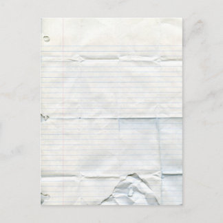 Cartão Postal Cartão-postal de papel para notebook