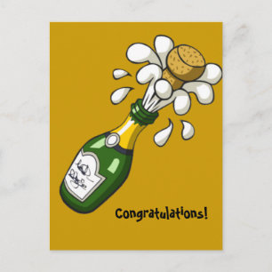 Cartão Postal Cartão-postal de parabéns
