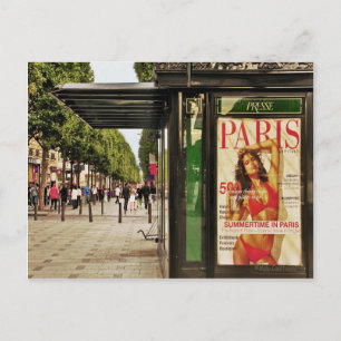 Cartão Postal Cartão-postal de Paris no Verão