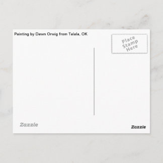 Cartão Postal Cartão-postal de Pica-Pau de Cabeça Vermelha Talal