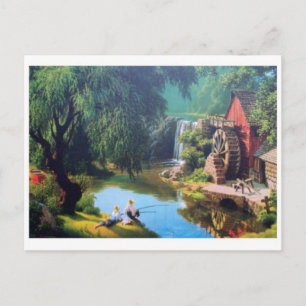 Cartão Postal Cartão-postal de pintura clássico