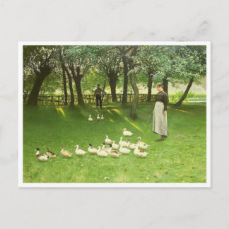 Cartão Postal Cartão-postal de pintura clássico