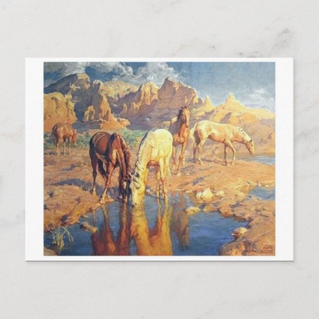 Cartão Postal Cartão-postal de pintura clássico (Frente)